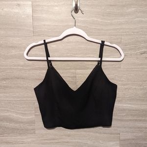Lulu's black crop top